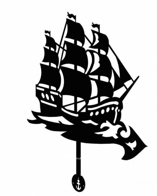 Флюгер "Фрегат" малый Флюгер "Фрегат" малый