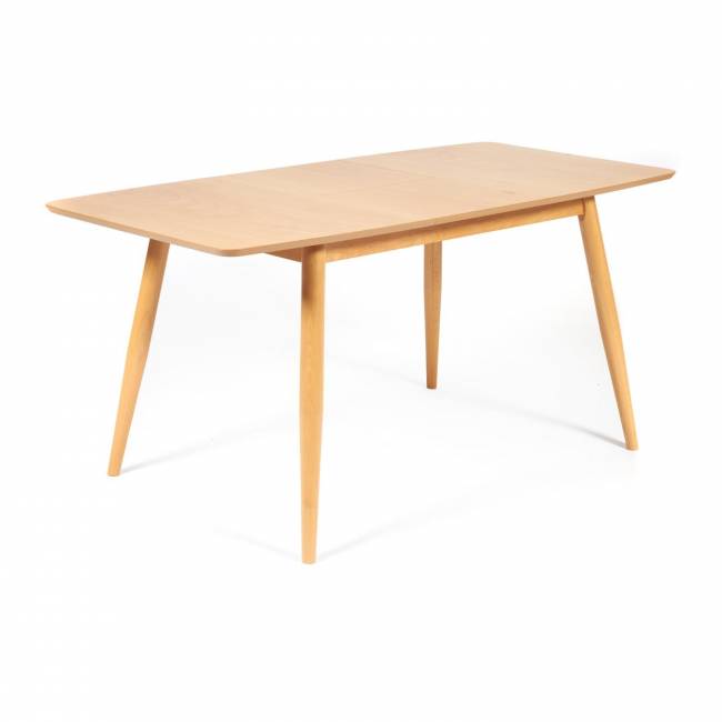 Стол раскладной Pavillion (Павильон) основание бук, столешница мдф, 80x120+40x75см, Натуральный Натуральный основание бук, столешница мдф