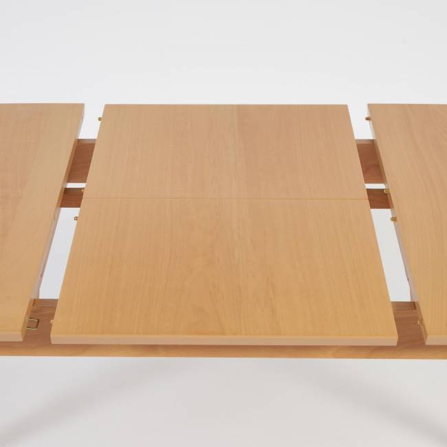 Стол раскладной Pavillion (Павильон) основание бук, столешница мдф, 80x120+40x75см, Натуральный Натуральный основание бук, столешница мдф