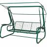 Садовые качели ТОРНАДО LUX зеленые