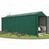 Хозблок SKOGGY секционный с двускатной крышей 6 х 2 м, зелёный мох