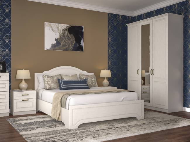 Комплект карнизов 1500С Ливерпуль цвет ясень ваниль