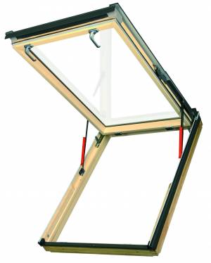 Мансардное эвакуационное окно FEP U3 с подвесным типом открывания