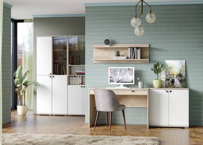 Полка Бостон 09.132 цвет дуб эндгрейн элегантный