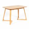 Стол раскладной VAKU (Ваку) основание бук, столешница мдф, 80x120+40x75см, Натуральный