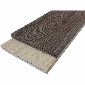 Подступёнок HOLZHOF с тиснением "Кольца дерева", 150*12*4000 мм, янтарь (песочный) Подступёнок HOLZHOF с тиснением "Кольца дерева", 150*12*4000 мм, янтарь (песочный)