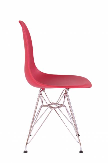 Стул Eames винный, опора металл Стул Eames винный, опора металл