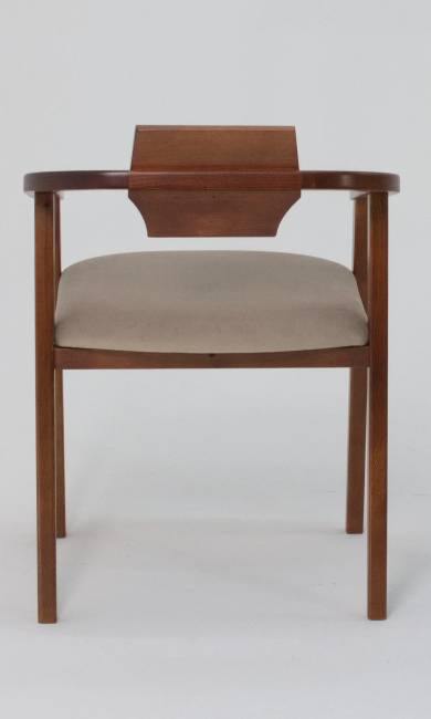 Стул-кресло Челси ПМ орех бежевый