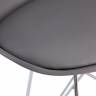 Стул TULIP IRON CHAIR (mod.EC-123) металл/пластик, 54,5*48*83,5см, серый (Комплект из 4 шт.) серый металл/пластик