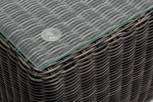 "Боно" лаунж-зона из искусственного ротанга, цвет графит