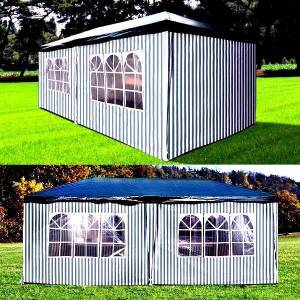 Шатер AFM-1015B Blue-white (3х6) Шатер AFM-1015B Blue-white (3х6)