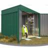 Хозблок SKOGGY секционный с односкатной крышей 3 х 2 м, зелёный мох