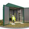 Хозблок SKOGGY секционный с односкатной крышей 3 х 2 м, зелёный мох