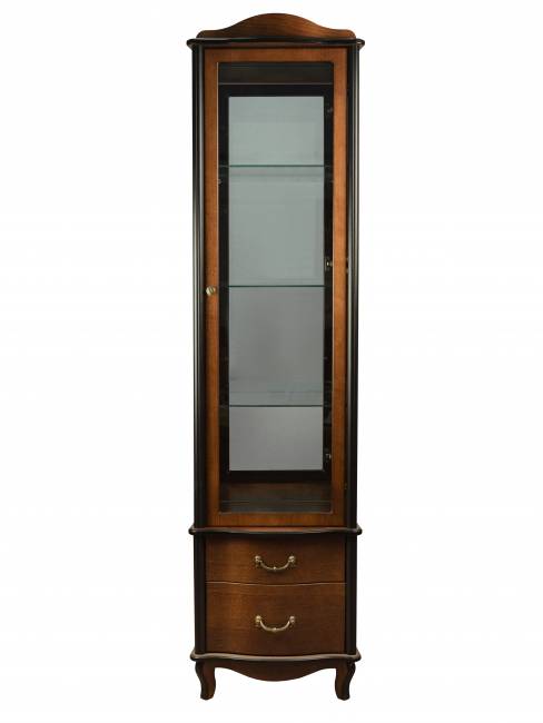 Шкаф-витрина Джульетта, орех Л Шкаф-витрина Джульетта, орех Л