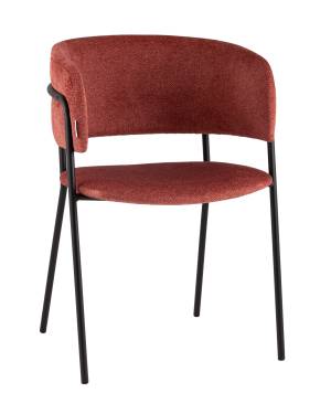 Кресло Нэлли New буклированный велюр терракотовый Кресло Нэлли New буклированный велюр терракотовый