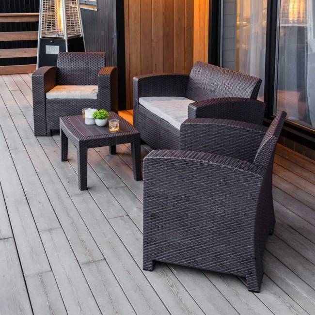 Комплект мебели LANA S коричневый Комплект мебели LANA S коричневый