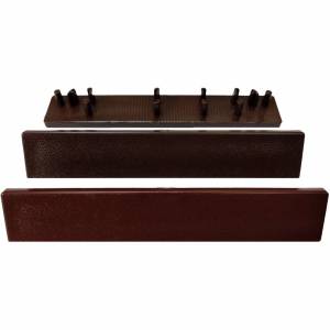 Заглушка торцевая для террасной доски DECKRON, 152*27 мм, коричневый Заглушка торцевая для террасной доски DECKRON, 152*27 мм, коричневый