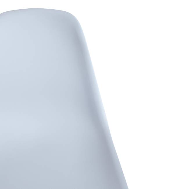 Стул CINDY IRON CHAIR (EAMES) (mod. 002) металл, пластик, 51x46x82,5, серый (Комплект из 4 шт.) серый металл, пластик