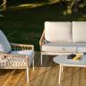 "Венеция" лаунж-зона из искусственного ротанга, цвет соломенный "Венеция" лаунж-зона из искусственного ротанга, цвет соломенный