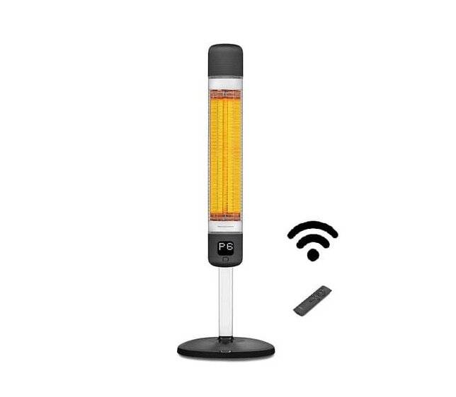 Инфракрасный карбоновый обогреватель Luxeva SMART-FR 2500, black Инфракрасный карбоновый обогреватель Luxeva SMART-FR 2500, black