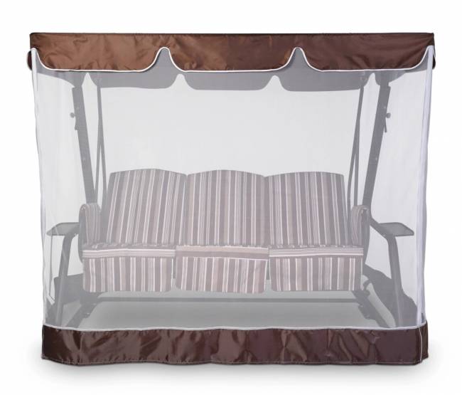 Тент-крыша + москитная сетка 76-е Люкс 244х142х170, шоколад