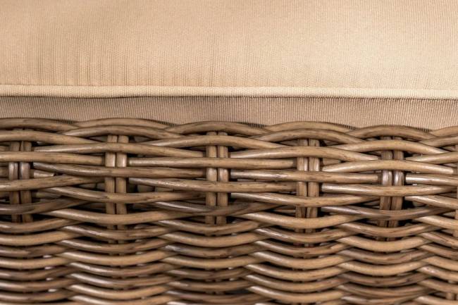 Оттоманка из искусственного ротанга OPAL