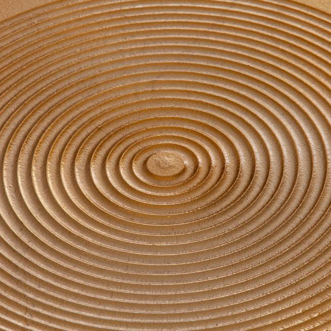 Столик кофейный Secret De Maison BLOOM ( mod. 11873-B ) алюминиевый сплав, 46*46*51 см, черный/античная медь черный/античная медь алюминиевый сплав