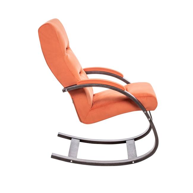 Кресло-качалка Leset Милано Венге текстура V39 оранжевый