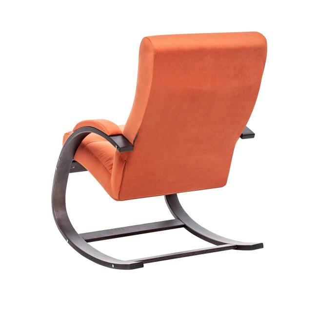 Кресло-качалка Leset Милано Венге текстура V39 оранжевый