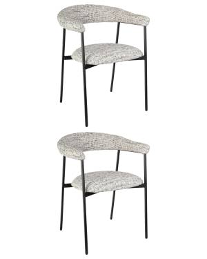 Стул обеденный Toko светло-серый 2 шт.