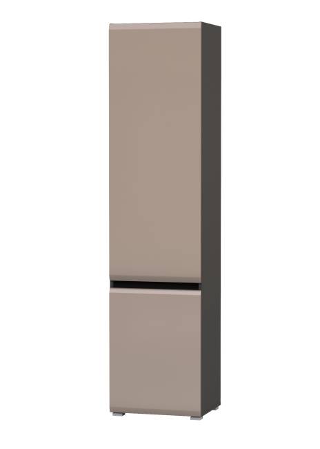 Шкаф Сидней 13.200 цвет антрацит/МДФ веллюто капучино Шкаф Сидней 13.200 цвет антрацит/МДФ веллюто капучино