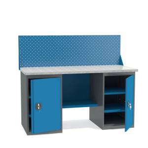 Верстак с двумя Тумбами ВТ2-1.6 (ШхГхВ, мм) 1600x685x850 Верстак с двумя Тумбами ВТ2-1.6 (ШхГхВ, мм) 1600x685x850