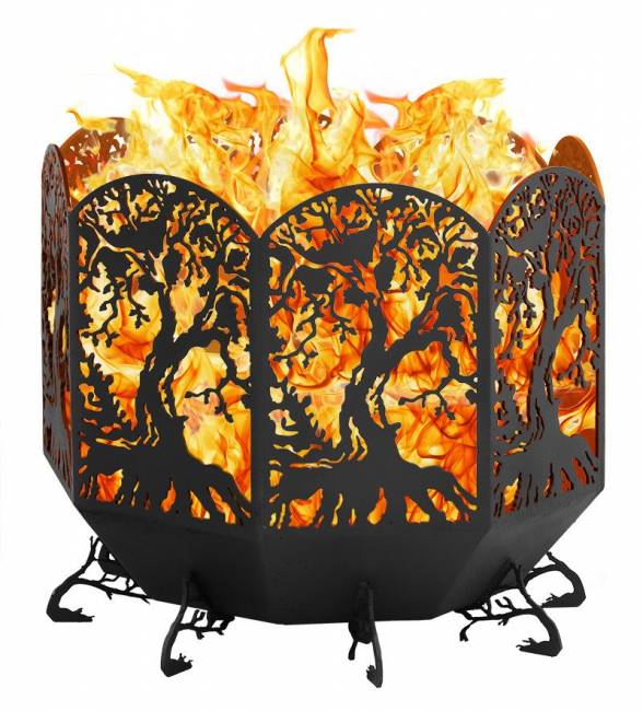 Очаг восьмиугольный "Деревья" Очаг восьмиугольный "Деревья"