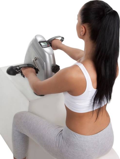 Мини велотренажер