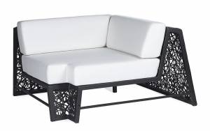 Угловой модуль дивана "Lounge Set", Базальт, Черный Угловой модуль дивана "Lounge Set", Базальт, Черный