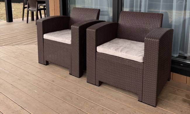 Комплект кресел LANA коричневых