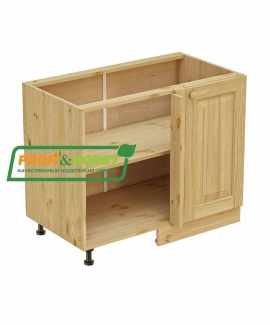 Тумба 1000 х 560 х 720 сосна, бесцветный лак