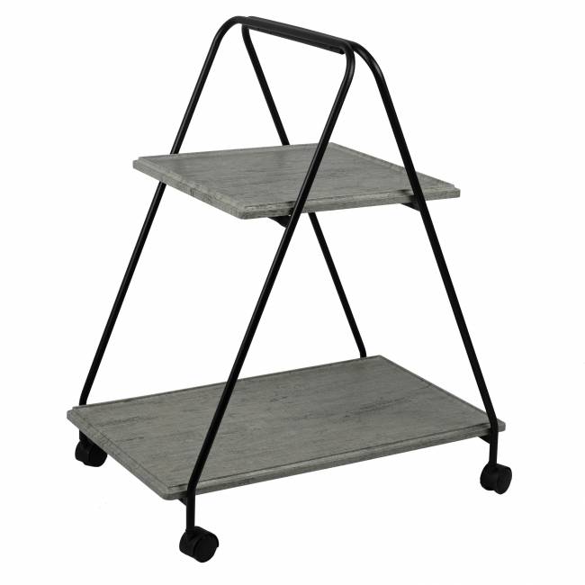 Стол сервировочный Милн черный/серый шпат Стол сервировочный Милн черный/серый шпат