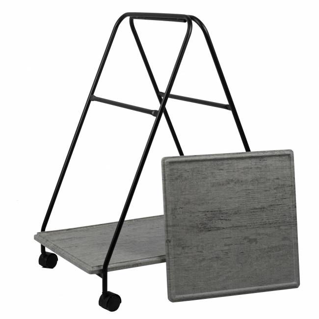 Стол сервировочный Милн черный/серый шпат Стол сервировочный Милн черный/серый шпат