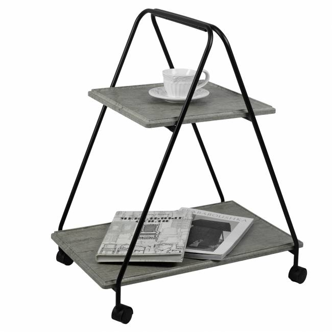 Стол сервировочный Милн черный/серый шпат Стол сервировочный Милн черный/серый шпат