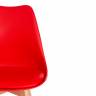 Стул TULIP (mod. 73) дерево/пластик/ПУ, 48.5*52.5*83cм, красный (Комплект из 4 шт.) красный дерево/пластик/ПУ Стул TULIP (mod. 73) дерево/пластик/ПУ, 48.5*52.5*83cм, красный (Комплект из 4 шт.) красный дерево/пластик/ПУ