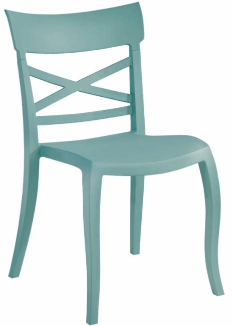 Стул пластиковый XSera-S голубой 490х550х840 мм Стул пластиковый XSera-S голубой 490х550х840 мм