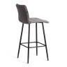 Барный стул  Bari/Бари велюр, серый, 29, 45х56х110 см серый велюр