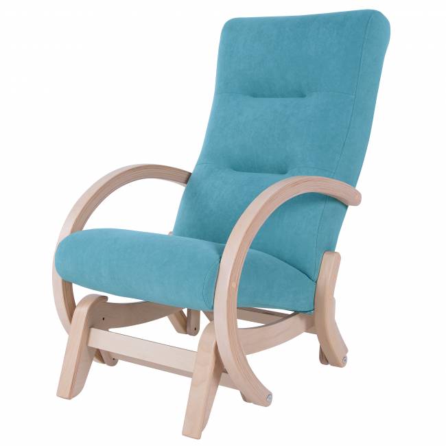 Кресло-качалка маятник Мэтисон ткань минт, каркас береза белая Кресло-качалка маятник Мэтисон ткань минт, каркас береза белая