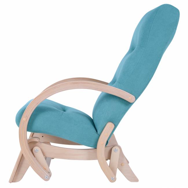 Кресло-качалка маятник Мэтисон ткань минт, каркас береза белая Кресло-качалка маятник Мэтисон ткань минт, каркас береза белая