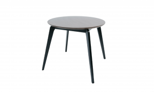 Стол Arki К 90 чёрный/орех