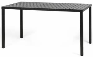 Стол пластиковый обеденный Cube 140x80 антрацит 1400х800х755 мм Стол пластиковый обеденный Cube 140x80 антрацит 1400х800х755 мм