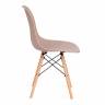 Стул CINDY (EAMES) (mod. 001) / 1 шт. в упаковке дерево бук/металл/сиденье пластик, 51x46x82.5см, бежевый / beige бежевый / beige дерево бук/металл/сиденье пластик