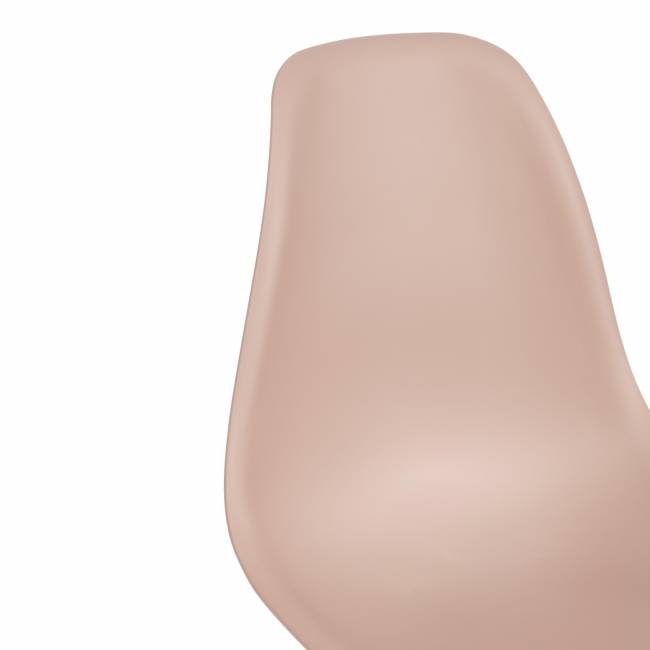 Стул CINDY (EAMES) (mod. 001) / 1 шт. в упаковке дерево бук/металл/сиденье пластик, 51x46x82.5см, бежевый / beige бежевый / beige дерево бук/металл/сиденье пластик