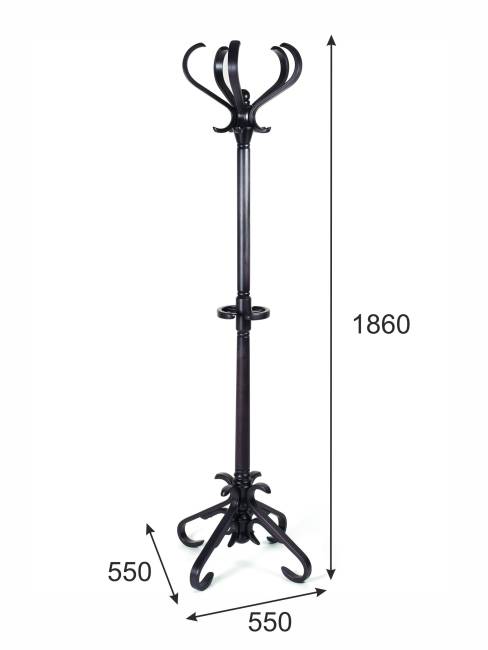 Вешалка напольная В 10Н венге